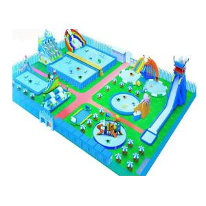 Waterproof Combined Movable Inflatable Water Parks For Backyard / Zoo