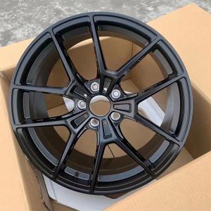 Lightweight T6061 custom forged alloy wheel rim with hollow spokes