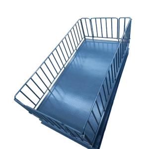 LED Digital Display 1 Ton Cattle Livestock Weight Scales with Cage Stable