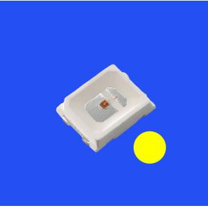 Wholesale SMD2835 2.8x3.5mm Yellow Color 590-595nm 2-4LM 120deg Transparent Lens PCT Bracket Diode Light from china suppliers