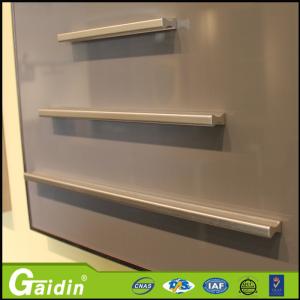Wholesale dresser powder coated foggy siver aluminum furniture handle from china suppliers