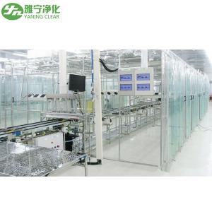 ISO Approved Clean Room Modular Soft Wall Aluminum Frame For OLED Production
