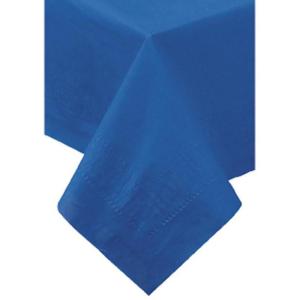 Polythene Backing Luxury Paper Tablecloths , OEM 2.41*1.37m Paper Table Cover