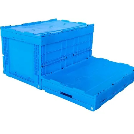 PP Material Mesh Style Collapsible Crate Box for Storage and Moving 600x400x337m