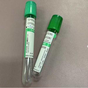 China Disposable Green Heparin Tube Plasma Specimens For Clinical Biochemistry on sale