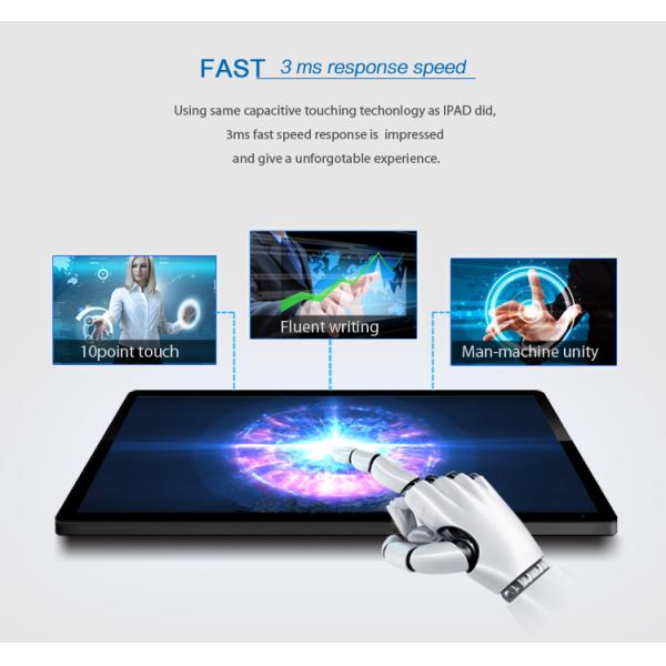 32 Inch Wall Mount Interactive Displays All In One Touch Screen PC