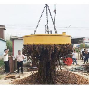 Industrial Lifting Electromagnet Round Shape 150L MW5 Series For Steel Scrap