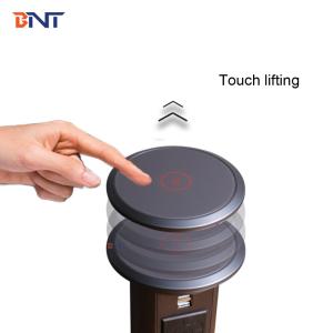 power grommet with 2 us plugs 2 usb charging ports multifunctional desktop power