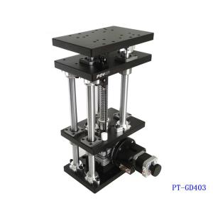 Slide Rail Heavy Duty Lab Jack laboratory scissor jack 100mm Travel