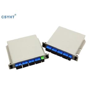 LSZH 1X8 PLC Splitter Module ABS Fiber Optic Splitter Cassette