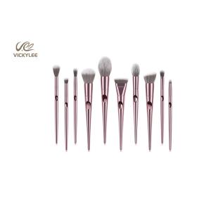 Soft Touch Electroplating 18.8CM 10 Piece Brush Set