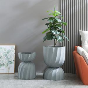 Frost Resistant FFiber Clay Planters For Indoor And Outdoor Plants