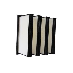 High Efficiency Pleated HEPA H14 H13 V Bank Air Filter For Ventilation System