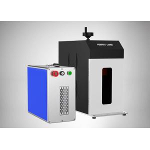 Wholesale Desktop Fiber Laser Marking Engraving Machine High Speed With Enclosed Hood from china suppliers
