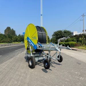 China Automatic Hose Reel Irrigation System with High-strength PE Hose and Adjustable Spray Range for Large Area Coverage on sale