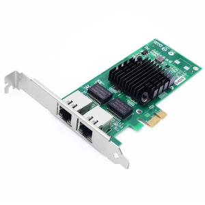 I576T2 Network Interface Card SV8335 PCIe v2.0 2.5GT/S x1 lanes HL82576EB RJ45