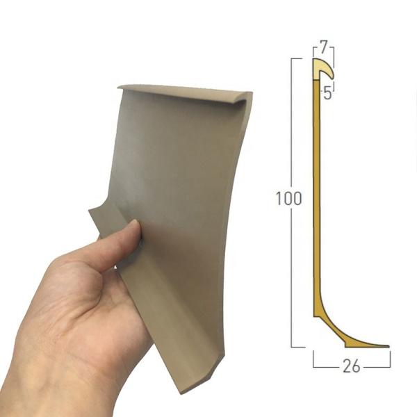 Customer's Request PVC Flexible Flooring Wall Base and Cove Former with Capping