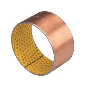 Wrapped Bimetal Bushing Bearing With Lubrication Pockets DIN1494