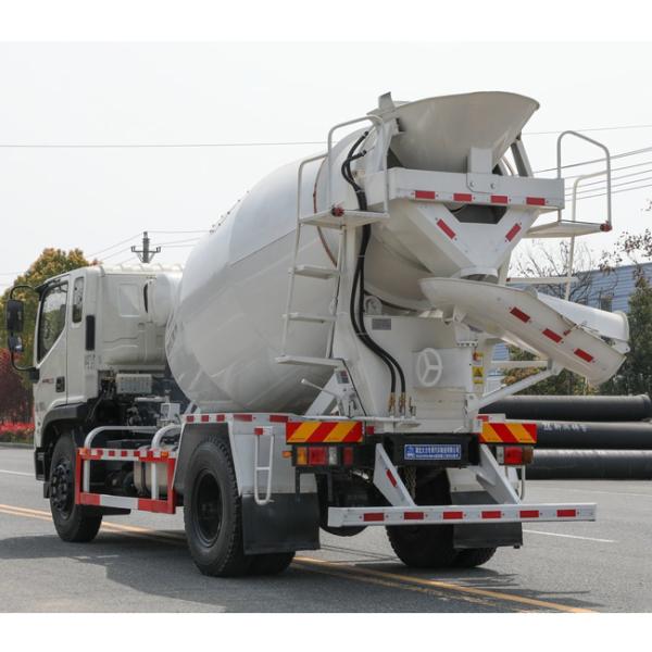 Small FOTON Mobile Concrete Mixing Transport Truck Self Loading 4x2 190 HP 4 CBM
