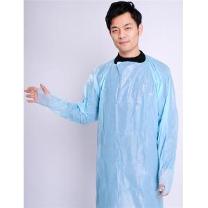 Buy cheap Anti Virus Protective Clothing Aprons , Disposable Plastic Aprons With Sleeves from wholesalers
