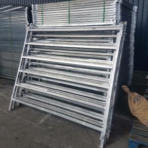 Livestock fence panels Gate Cattle Yard Heavy Duty 6 Oval 1.6mm thick 1.8Mx2.1M