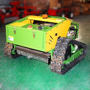 China Supply Rubber Crawler Robot Gasoline Self Propelled Garden Remote Control