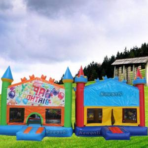 2024 Design Inflatable Castle Arch Indoor Bounce House with Repair Kit Accessory
