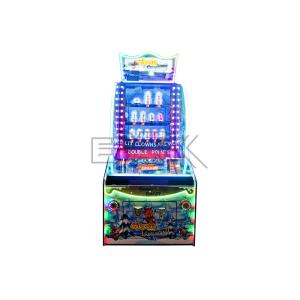 Key Master Clown Frenzy Throw Ball Redemption Game Machine 150W 350W