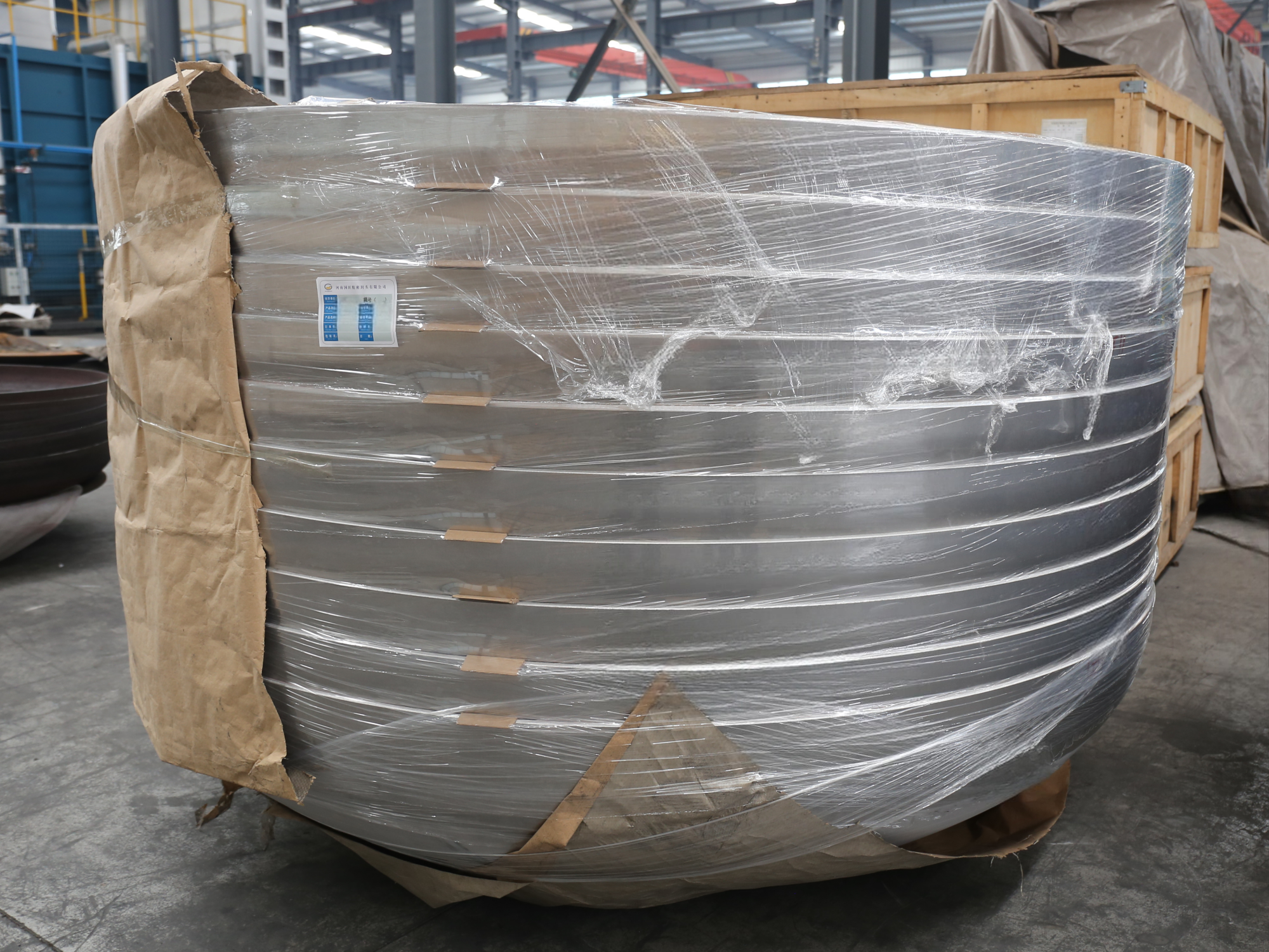 China 2500x8 Precision Engineered Corrosion Resistant Necked Elliptical Stainless Steel Head on sale