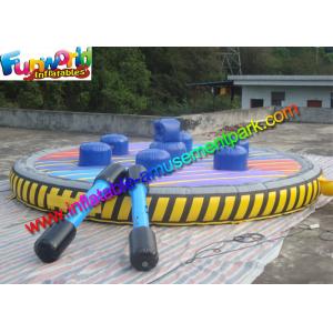 China Interactive Game Inflatable Gladiator Jousting Ring With Joust Stick on sale