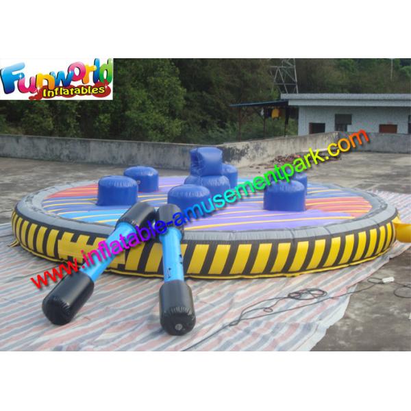Quality Interactive Game Inflatable Gladiator Jousting Ring With Joust Stick for sale