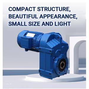 Low Noise Boat Marine Helical Bevel Gear Unit Hollow Shaft Motor Worm Gearbox