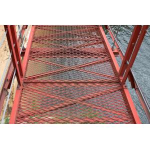 Galvanised Expanded Metal Walkway Grating 4mm Thickness 1.5m Width