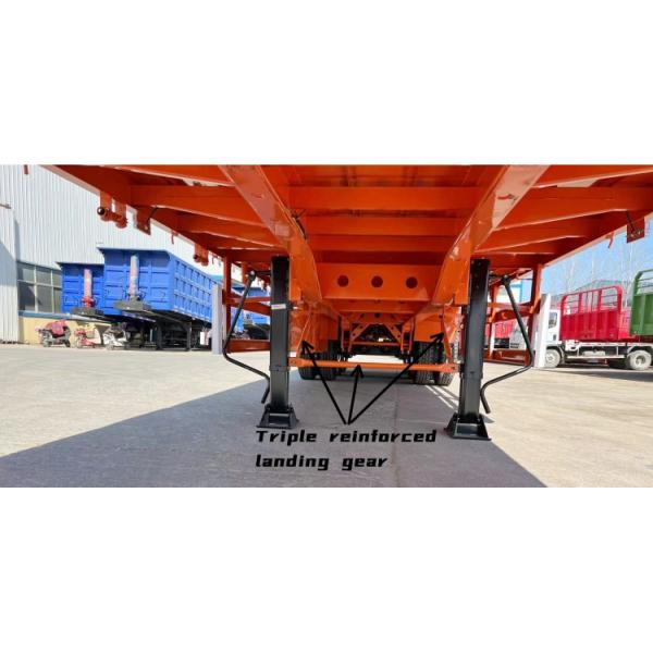 Tri Axle 53 Ft Flatbed Trailer for Sale Near Me in Mauritius