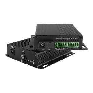 China RS485 / RS422 / RS232 Serial To Fiber Optic Converter SC 20km For RTU HOST SCADA on sale