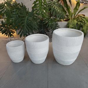 Wholesale Fiber Clay Planters For Garden Durable And Modern Design from china suppliers