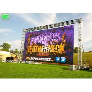 P4.8 Rental LED Display 6500K - 9500K Outdoor Stage Background Screen