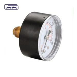 80mm Kpa Mbar Bellows Pressure Gauge Low Pressure Manometer Radial Connection