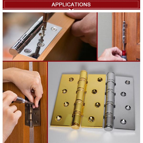 Multi - Purpose High Security Door Hinges Nickel Plated Butt Type