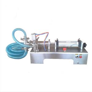 100-1000ml Horizontal Self-suction Filling Machine, Table Top Manual Piston