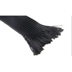 China VW-1 Flame Resistant Carbon Fiber Sleeve with Thermal Stability and Flexible Design for Aerospace and Industrial Applications on sale