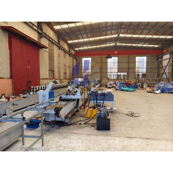 Laser Welded Pipe Roll Forming Machine 400mm PLC Touch Screen Control