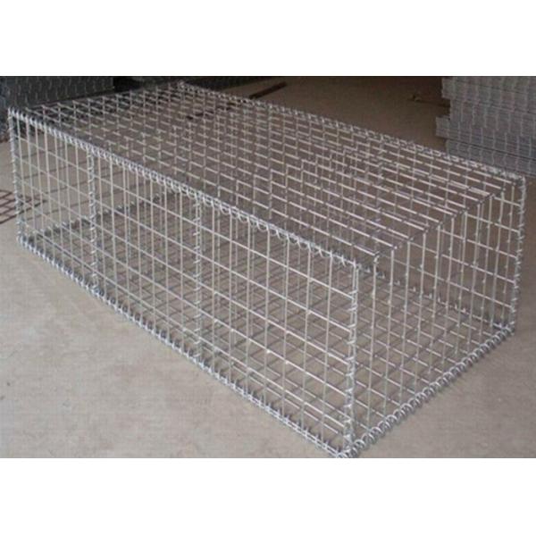 1M*1M*2M Woven Type Welded Galvanized Gabion Box 60MM*80MM Hole