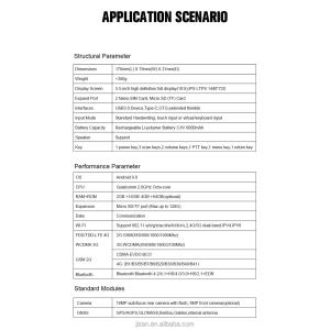 Rugged Industrial Uhf Rfid Reader Writer Tag PDA Android 9.0 4G GNSS NFC Touch