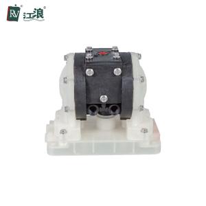1/4 Inch PVDF Mini Air Operated Diaphragm Pump For Chemical Resistant Strong