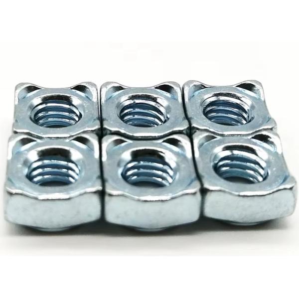 M16 M18 Weld Nut Carbon Steel Grade 4.8 ASTM A194 Weld Hexagon Nut White Zinc