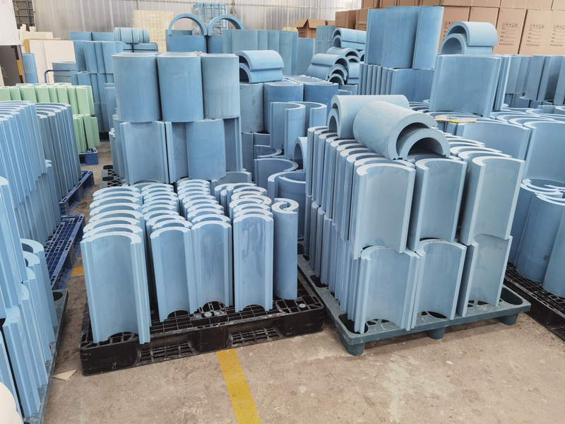 Fireproof PIR Pipe Insulation Sections Polyisocyanurate Foam Sheets Tubular