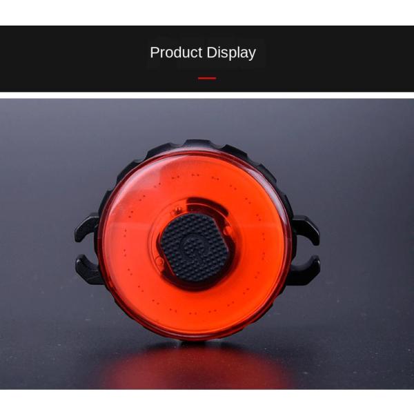Intelligent Induction Brake Taillight Mountain LED Bicycle Light Aluminum Alloy IPX6