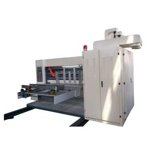 3 5 Colours Corrugated Box Printing Machine With Slotter Die Cutter