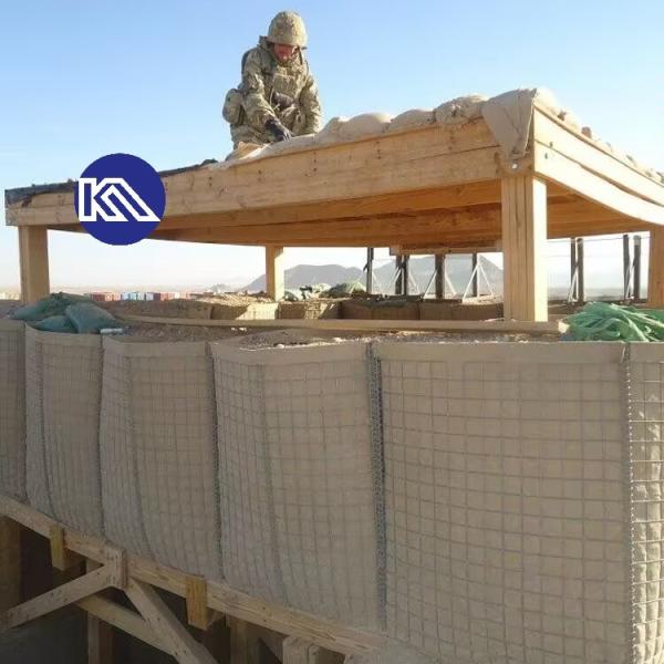 Anti Corrosive Welded Flood Gabion Protective Barrier Blast Wall Easy To Install
